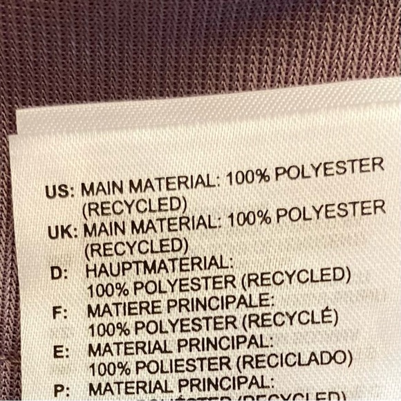 Adidas lavender zipped climalite jacket sz Small Cinched Drawstring Waist - Picture 8 of 12